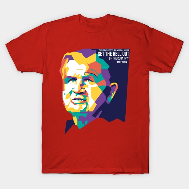 Mike Ditka On WPAP T-Shirt by pentaShop